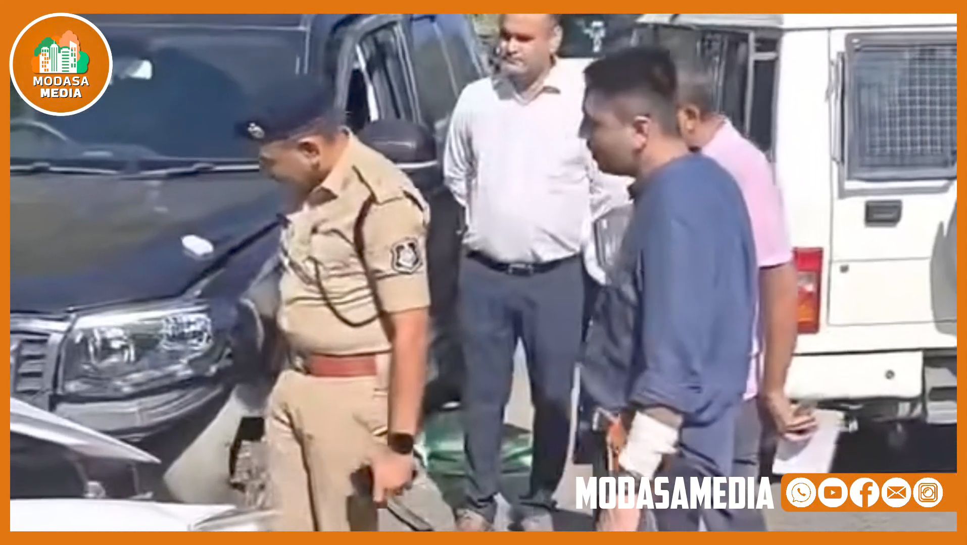 મોરડુંગરી ફાયરિંગ ઘટનાના સ્થળના દૃશ્યો